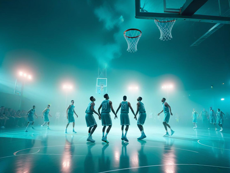 一拳KO！美国校园篮球赛发生冲突，一白人小伙被黑人小伙打昏😉